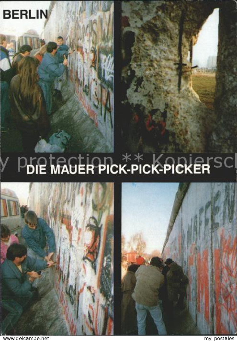 Berliner Mauer Berlin Wall Mauer Pick-Pick-Picker