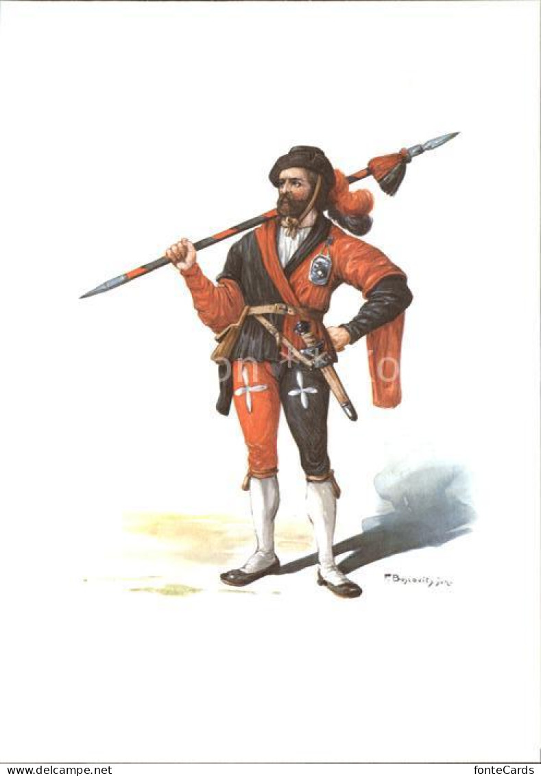 Bern BE Standeslaeufer Bern Kuenstlerkarte