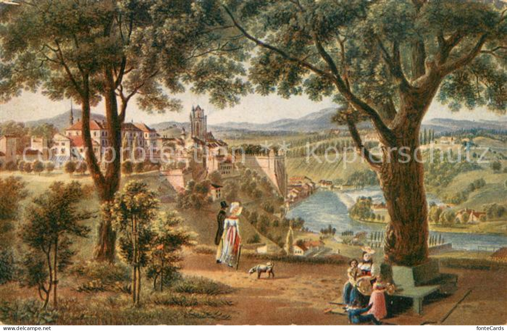 Bern BE Vue de Berne