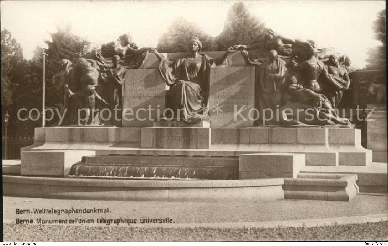 Bern BE Welt Telegraphen Denkmal