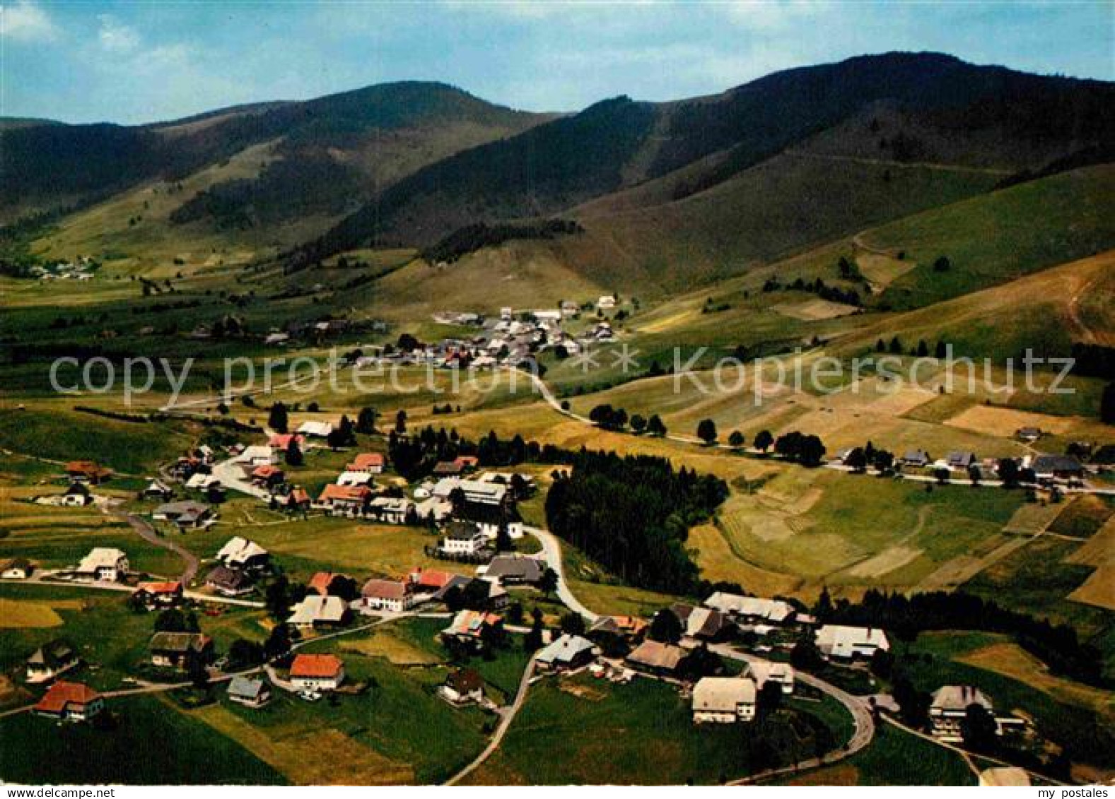 Bernau Schwarzwald Fliegeraufnahme