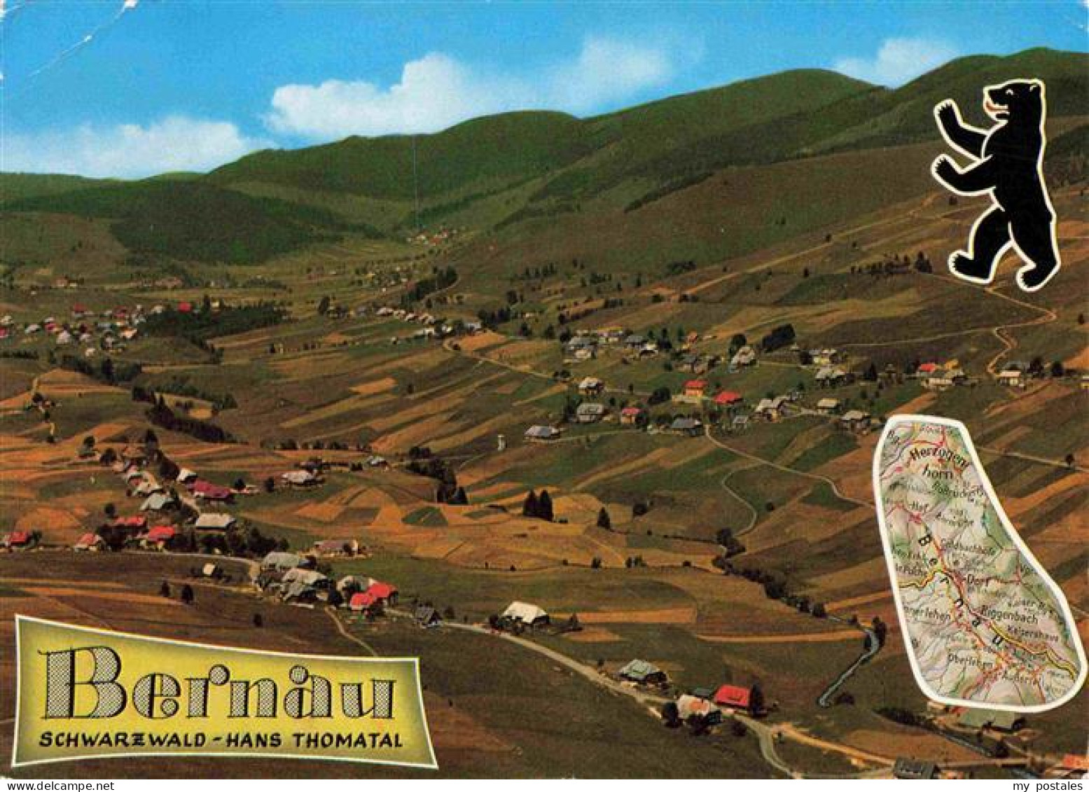 Bernau Schwarzwald Fliegeraufnahme