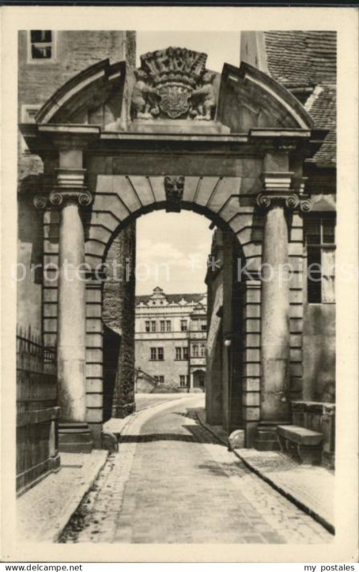 Bernburg Saale Schlossportal