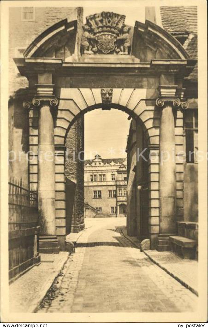 Bernburg Saale Schlossportal