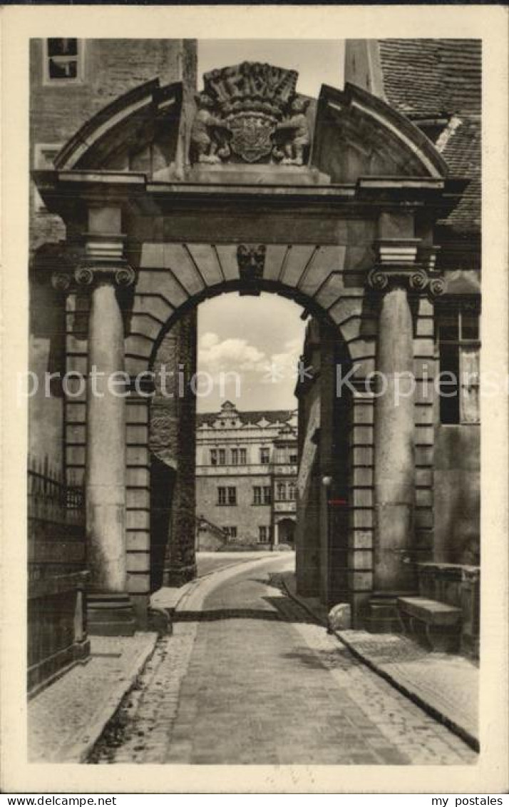 Bernburg Saale Schlossportal