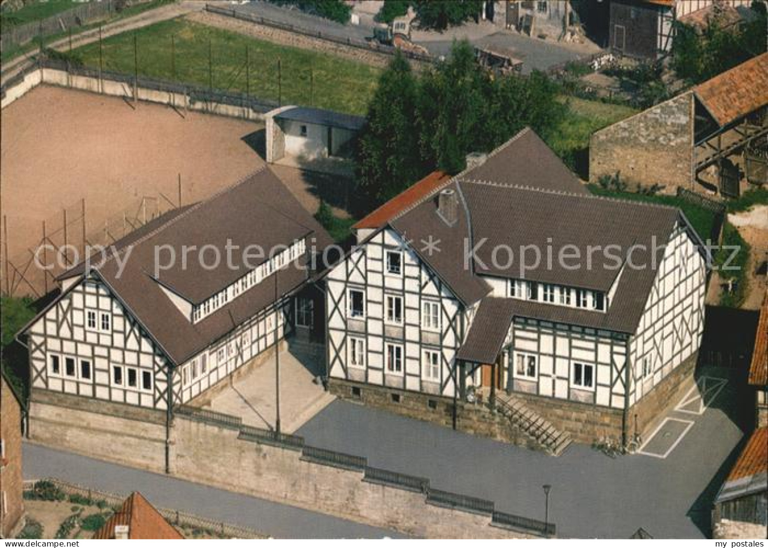 Berndorf Twistetal Schullandheim Fliegeraufnahme