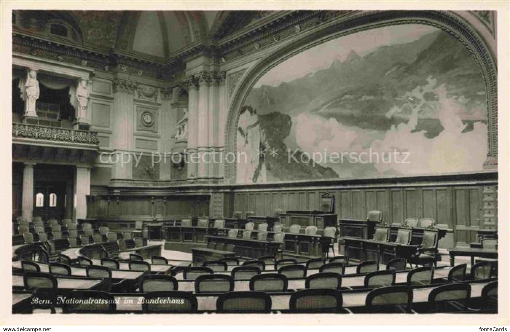 Berne  BERN BE Nationalratssaal Bundeshaus Palais federal