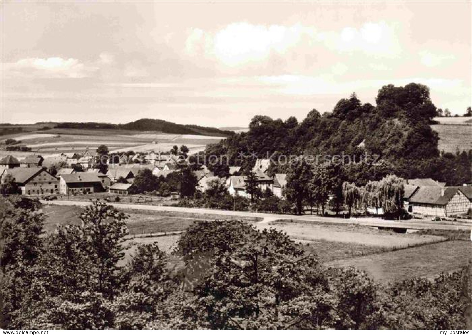 Berneburg Sontra Hessen Panorama Gasthaus Gonnermann