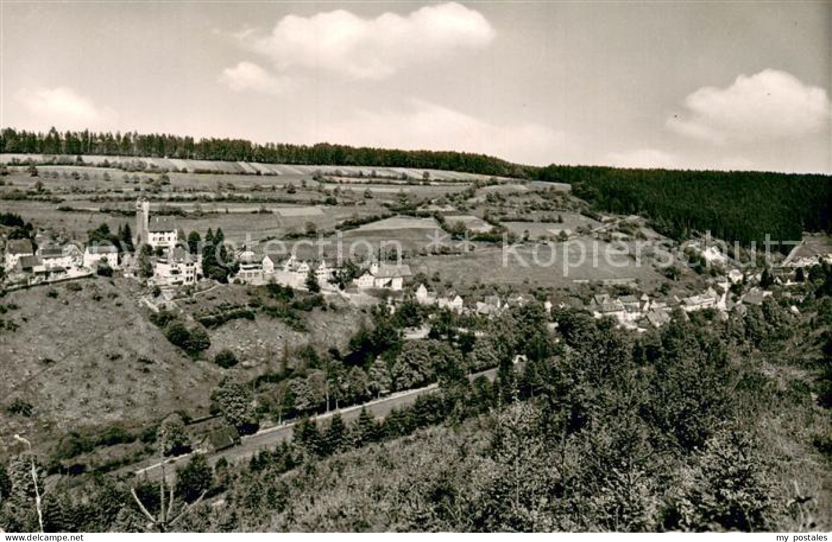 Berneck Altensteig Fliegeraufnahme