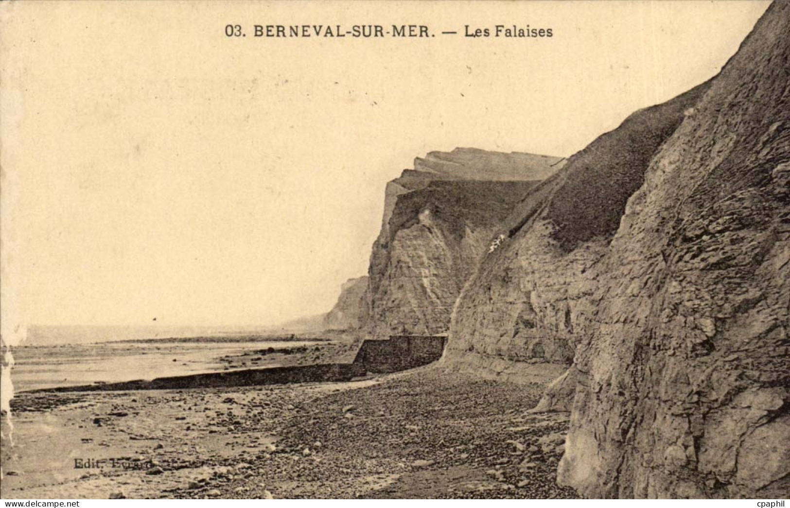 Berneval sur Mer - Les Falaises - CPA