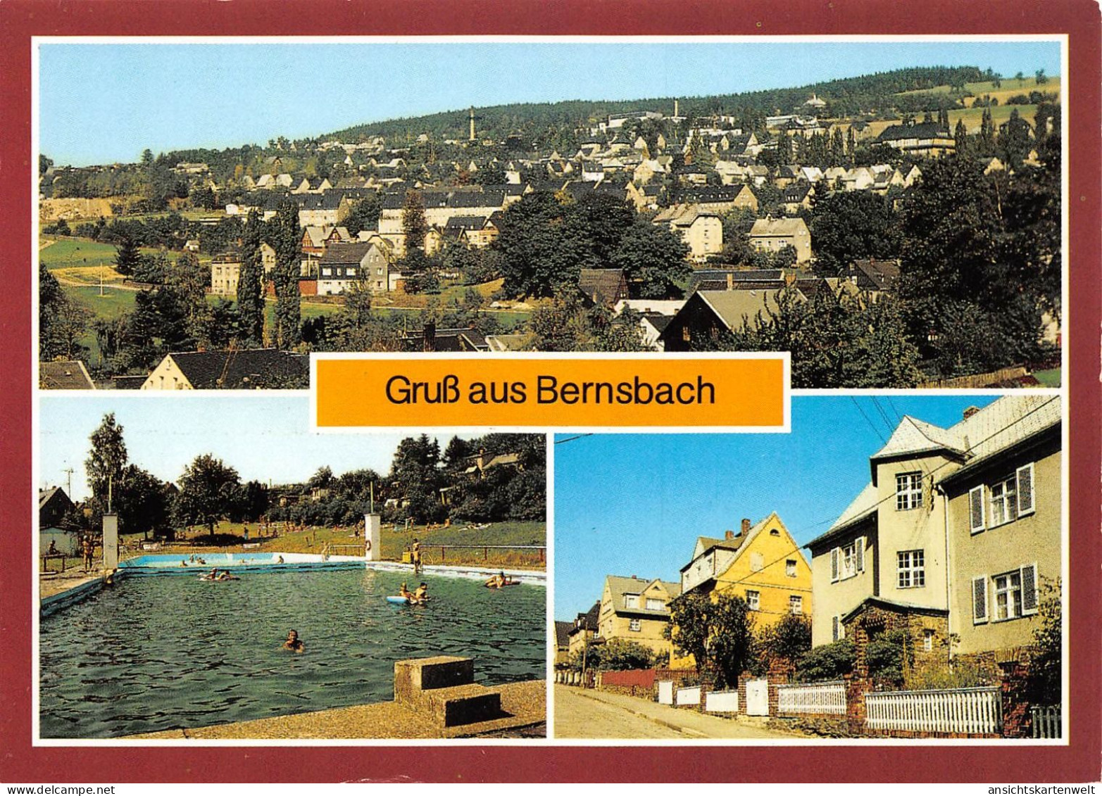 Bernsbach/Erzgeb. Mehrbildkarte gl #197.706