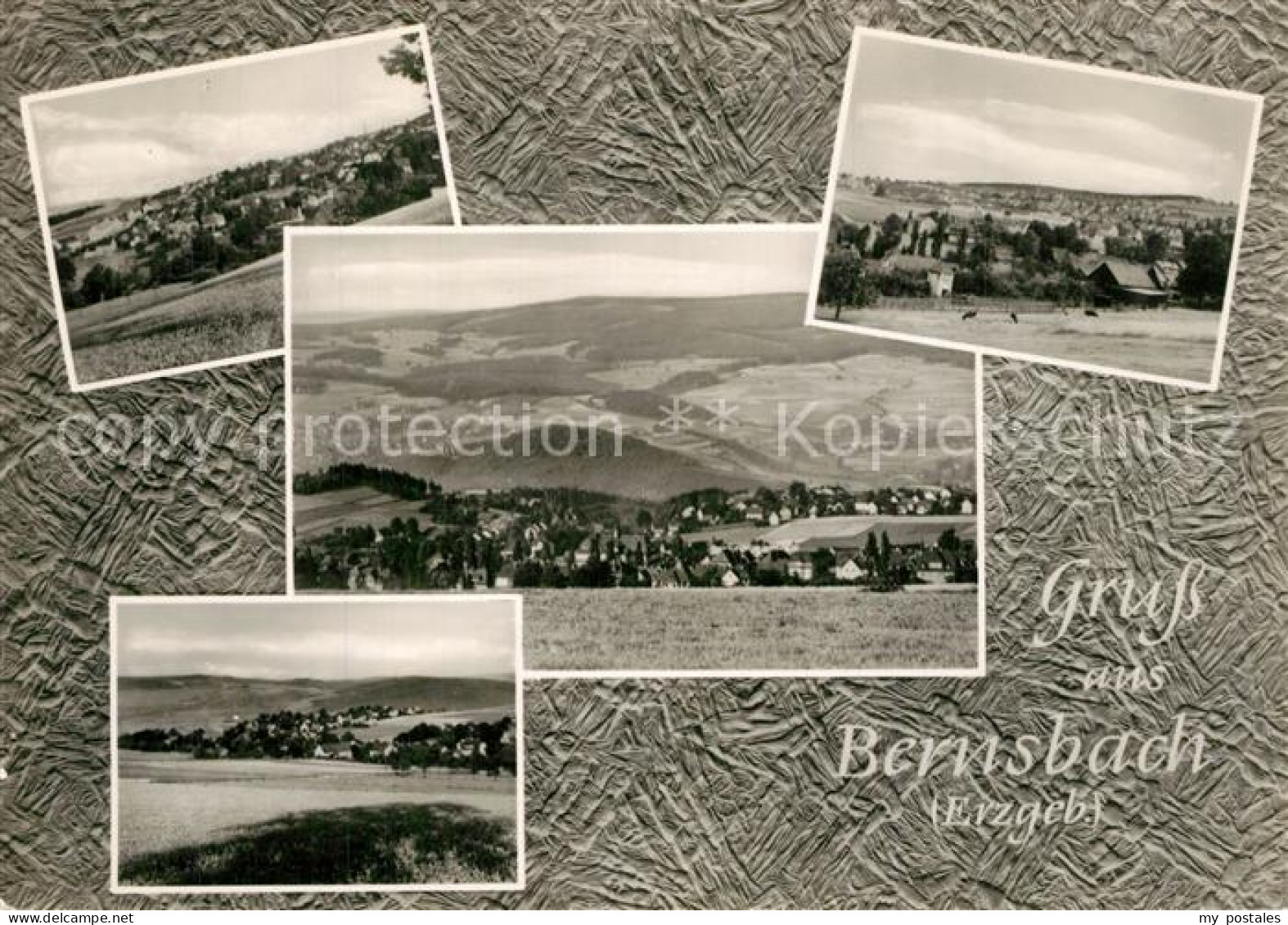 Bernsbach Gesamtansicht Landschaftspanorama