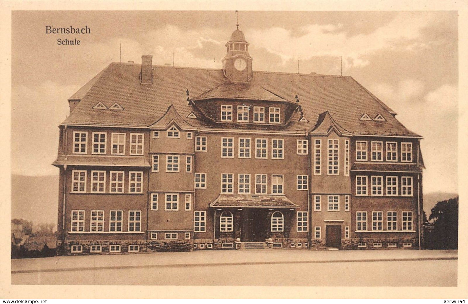 Bernsbach Lauter-Bernsbach Erzgebirge Schule AK