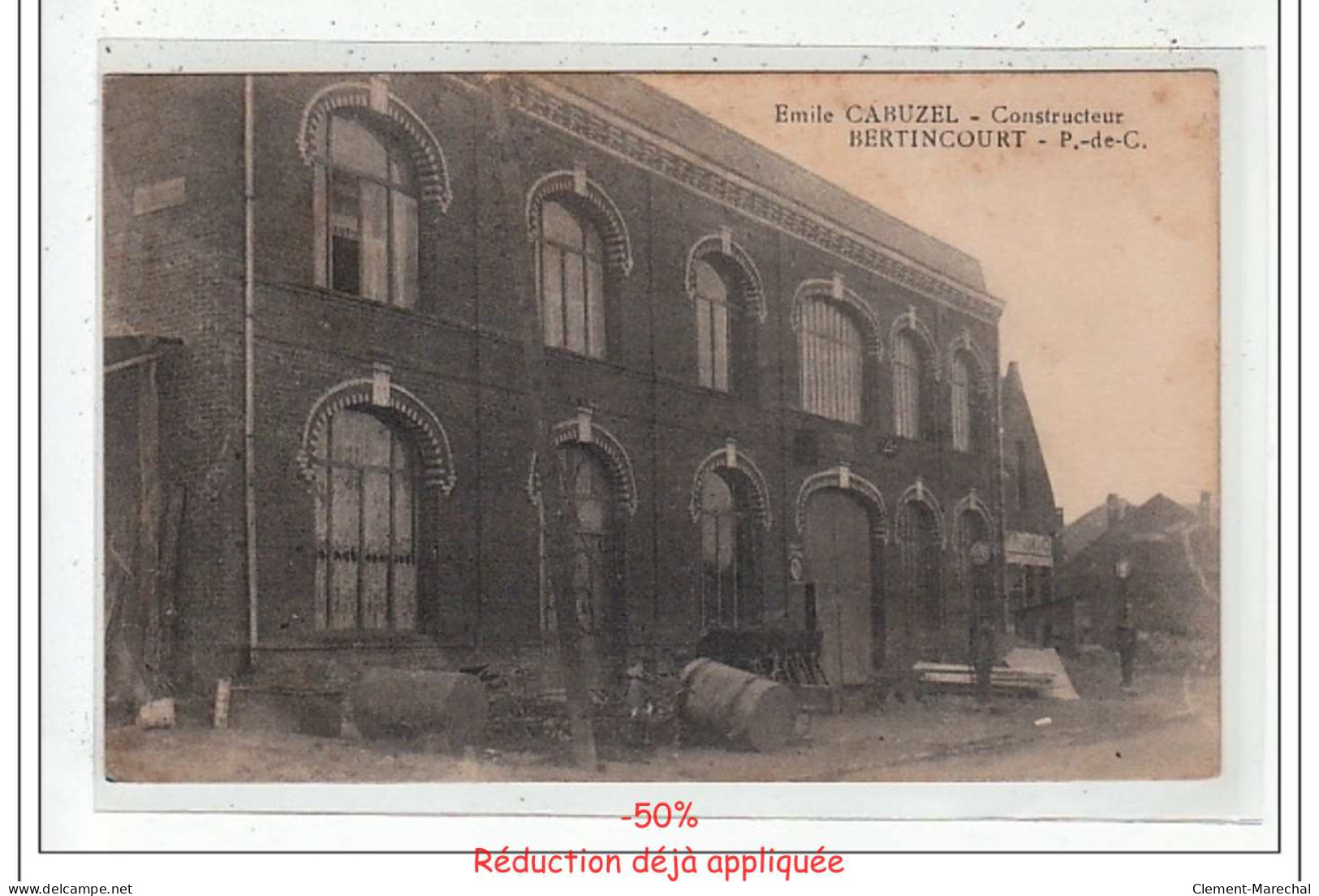 BERTINCOURT :  emile cabuzel constructeur - état