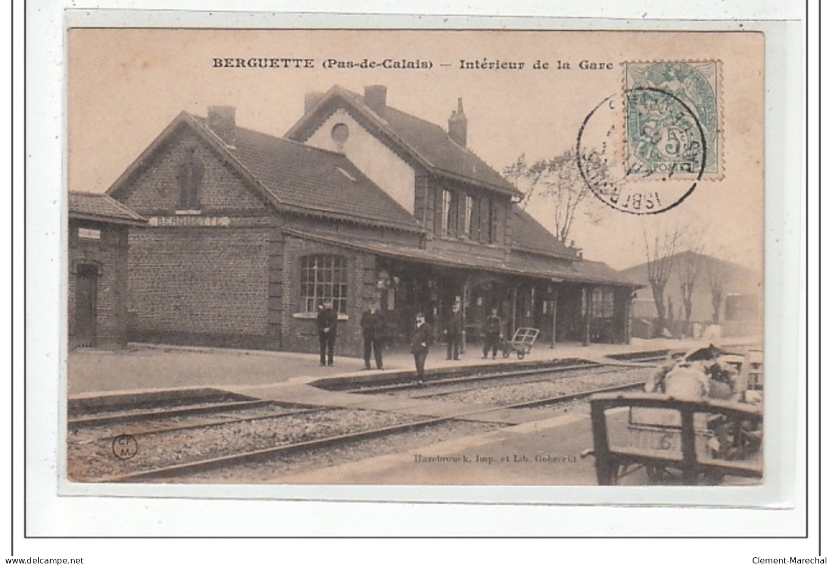 BERTINCOURT :  inérieur de la gare - tres bon état