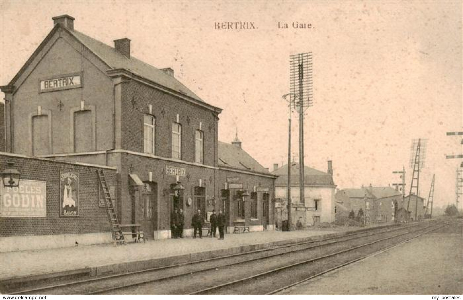 Bertrix Belgie La Gare Feldpost