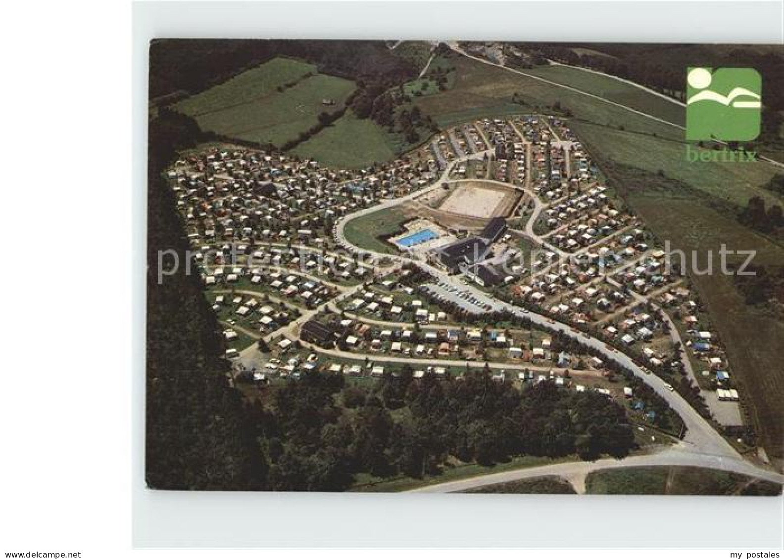 Bertrix Camping Fliegeraufnahme
