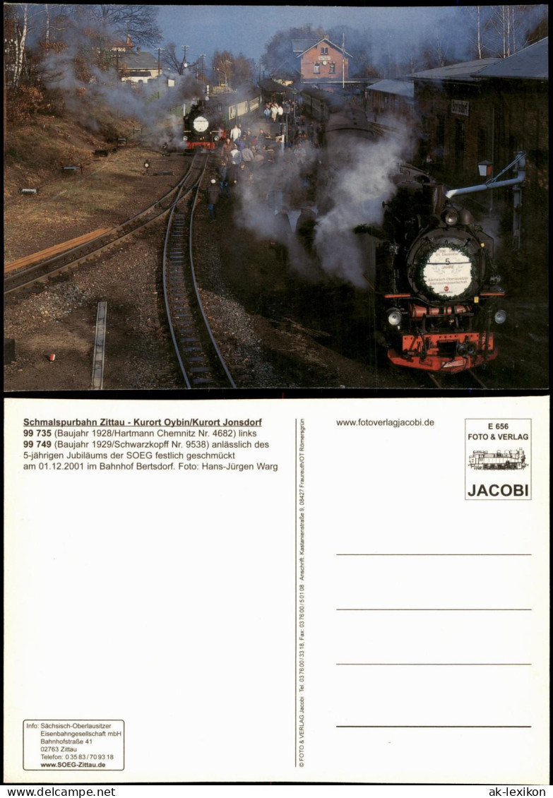 Bertsdorf-Bertsdorf-Hörnitz Schmalspurbahn Zittau-Oybin  Lokomotiven  2001