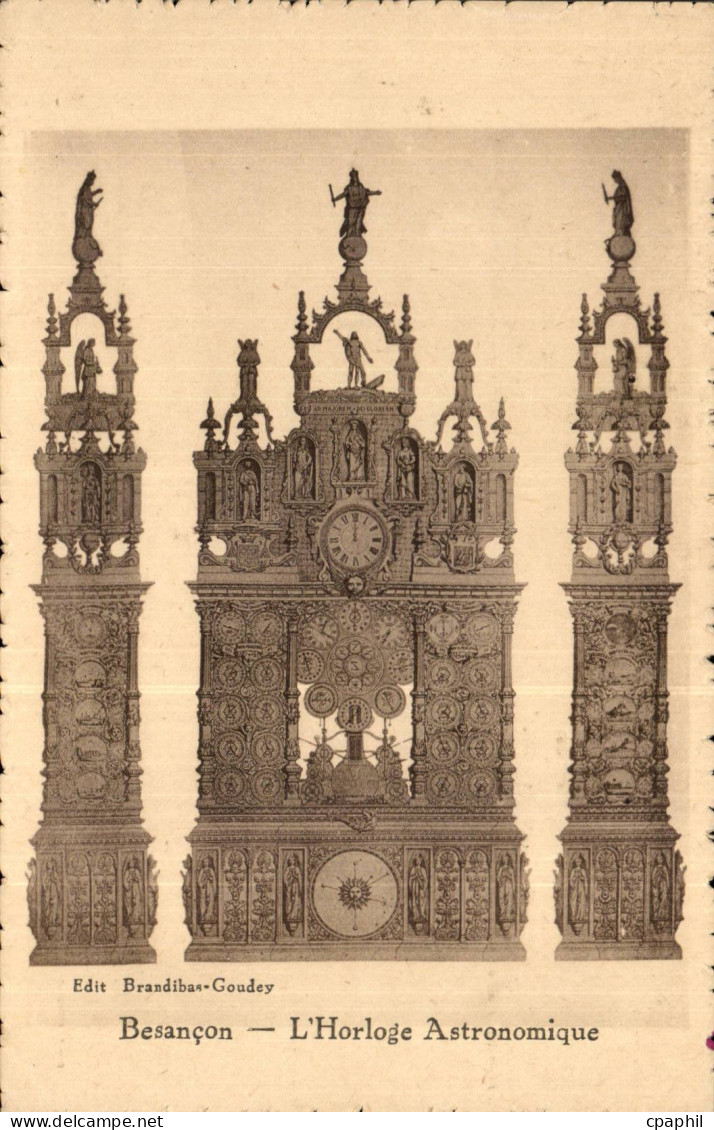 Besancon CPA L'horloge astronomique