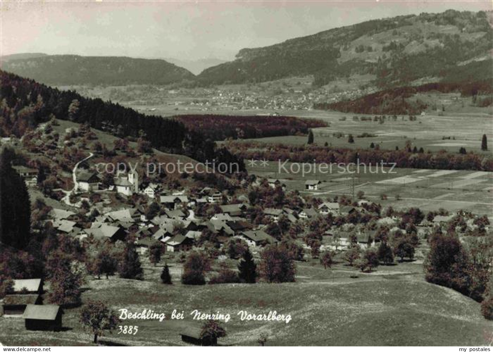 Beschling Nenzing Vorarlberg AT Fliegeraufnahme