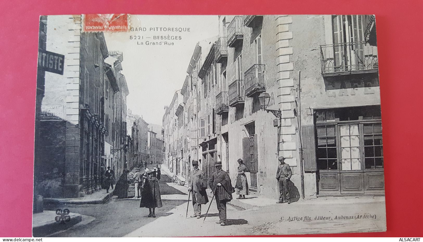bessèges , la grande rue