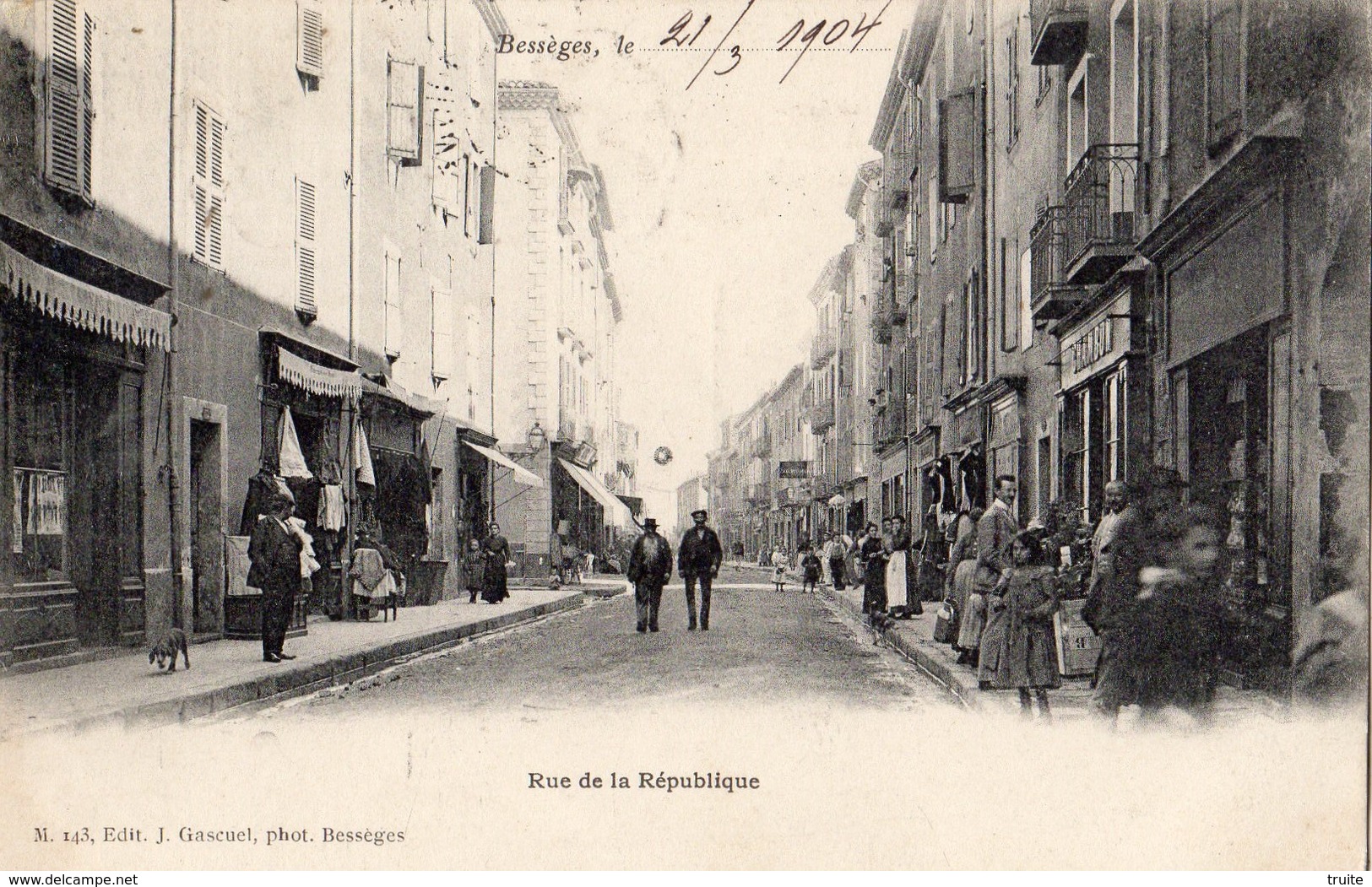 BESSEGES RUE DE LA REPUBLIQUE
