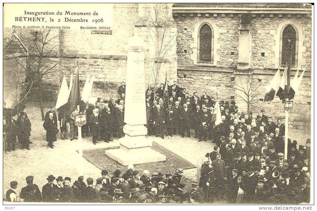 BETHENY - Inauguration du Monument