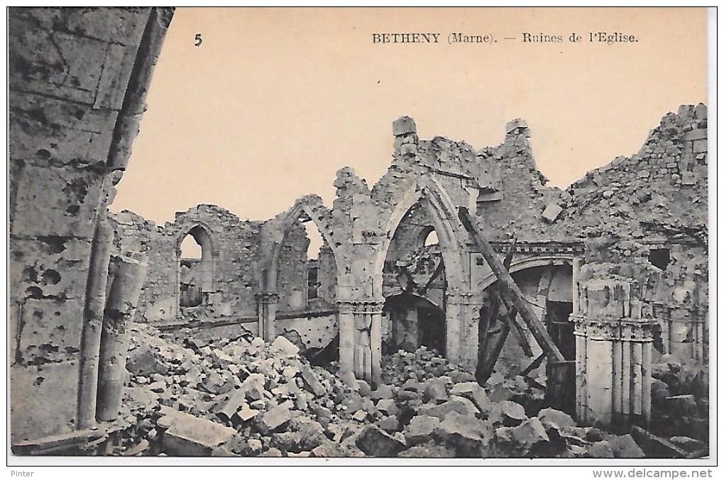 BETHENY - Ruines de l'Eglise