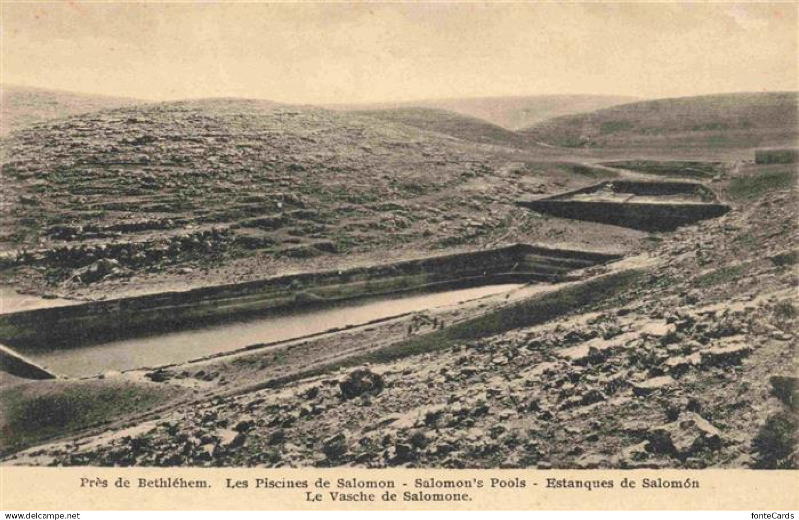 Bethlehem  Yerushalayim Israel Les Piscines de Salomon