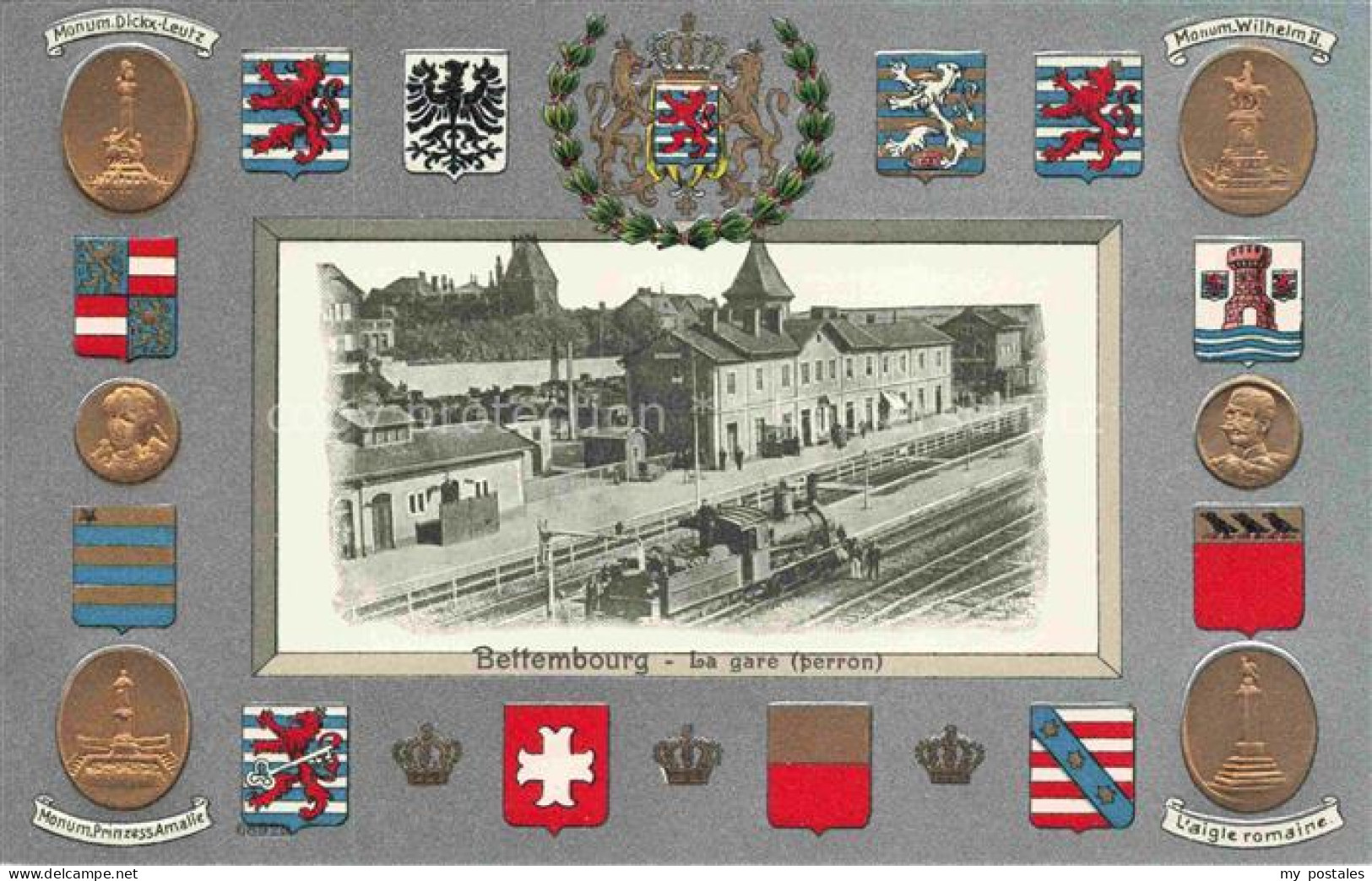 Bettembourg Luxembourg La Gare perron