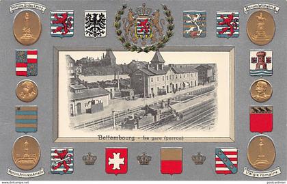 Luxembourg - BETTEMBOURG - La gare (perron) - Ed. H. Guggenheil & Co. 7134 19