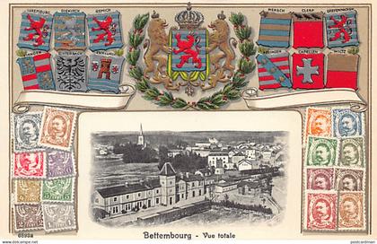 Luxembourg - BETTEMBOURG - Vue total - Carte philatélique - Ed. H. Guggenheim 6275
