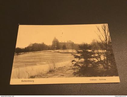 Luxembourg Luxemburg carte postale Bettembourg nels chateau 1908