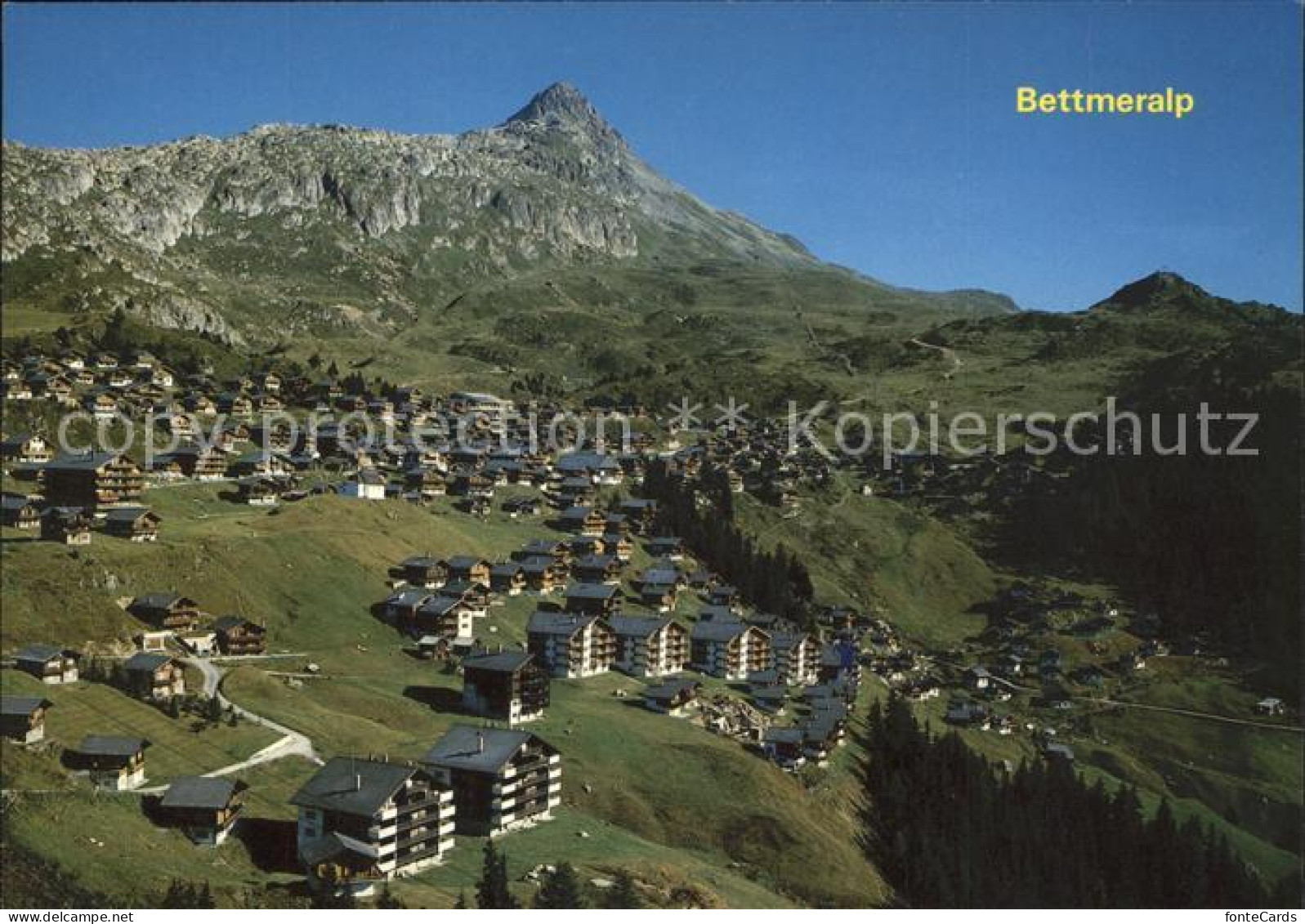 Bettmeralp VS Fliegeraufnahme