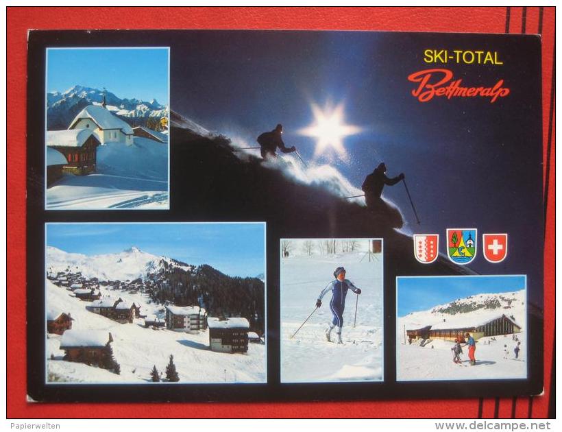 Bettmeralp (VS) - Mehrbildkarte "Ski-Total Bettmeralp"