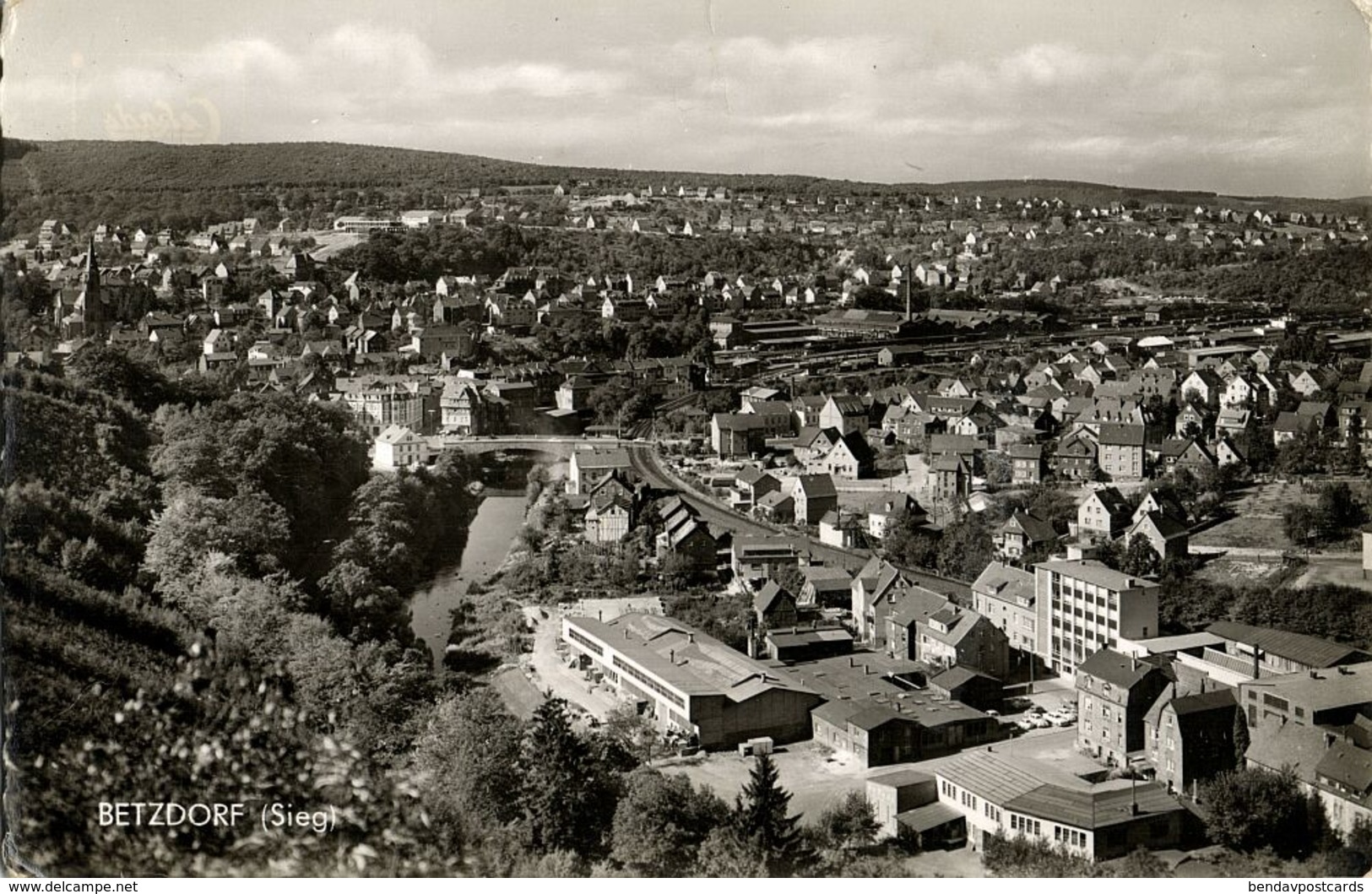 BETZDORF, Sieg, Panorama (1962) AK