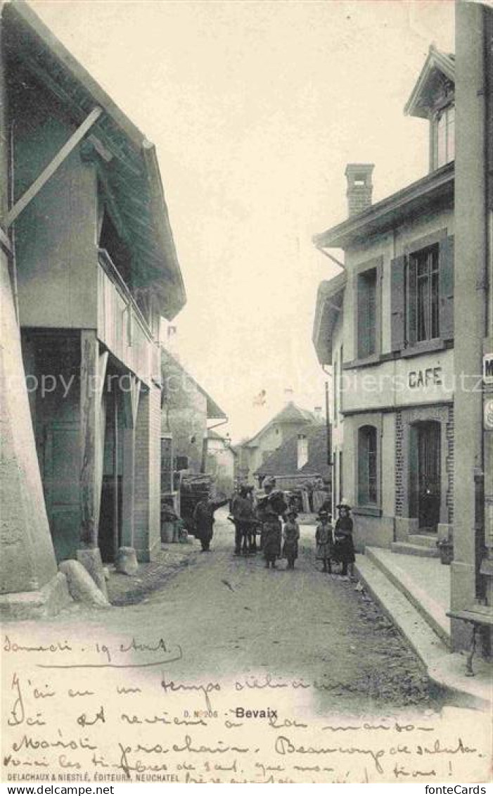 Bevaix Boudry NE Gasse Café