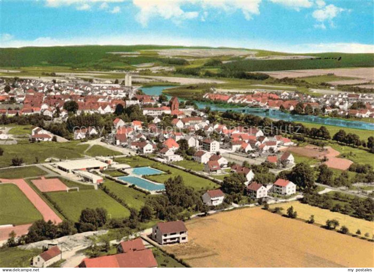 Beverungen Fliegeraufnahme