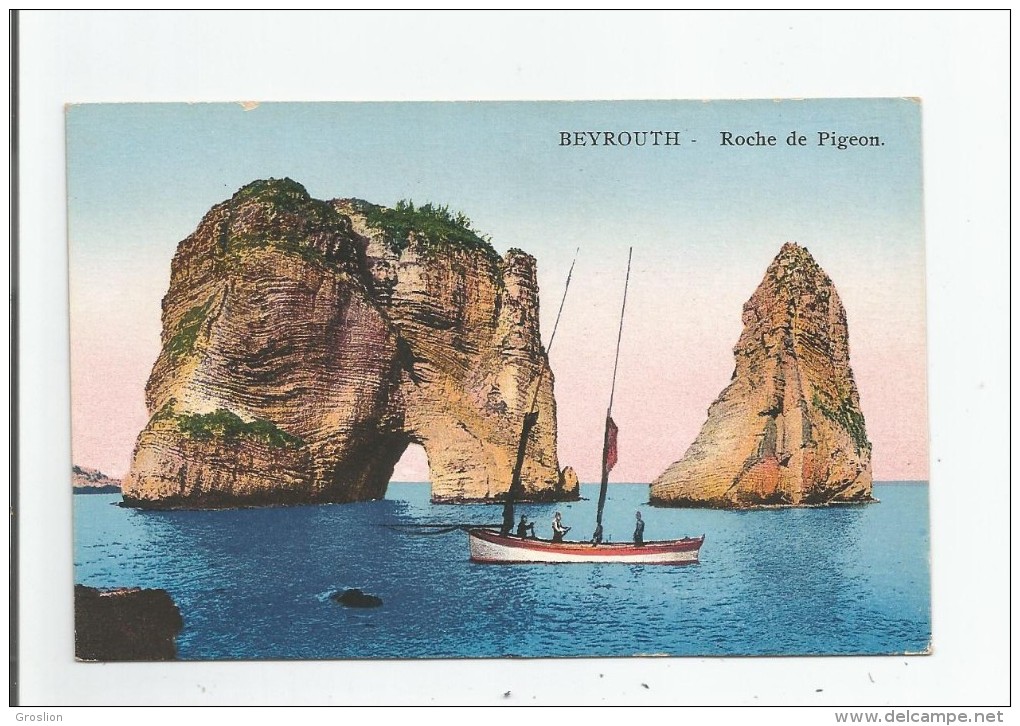 BEYROUTH 3 ROCHE DE PIGEON