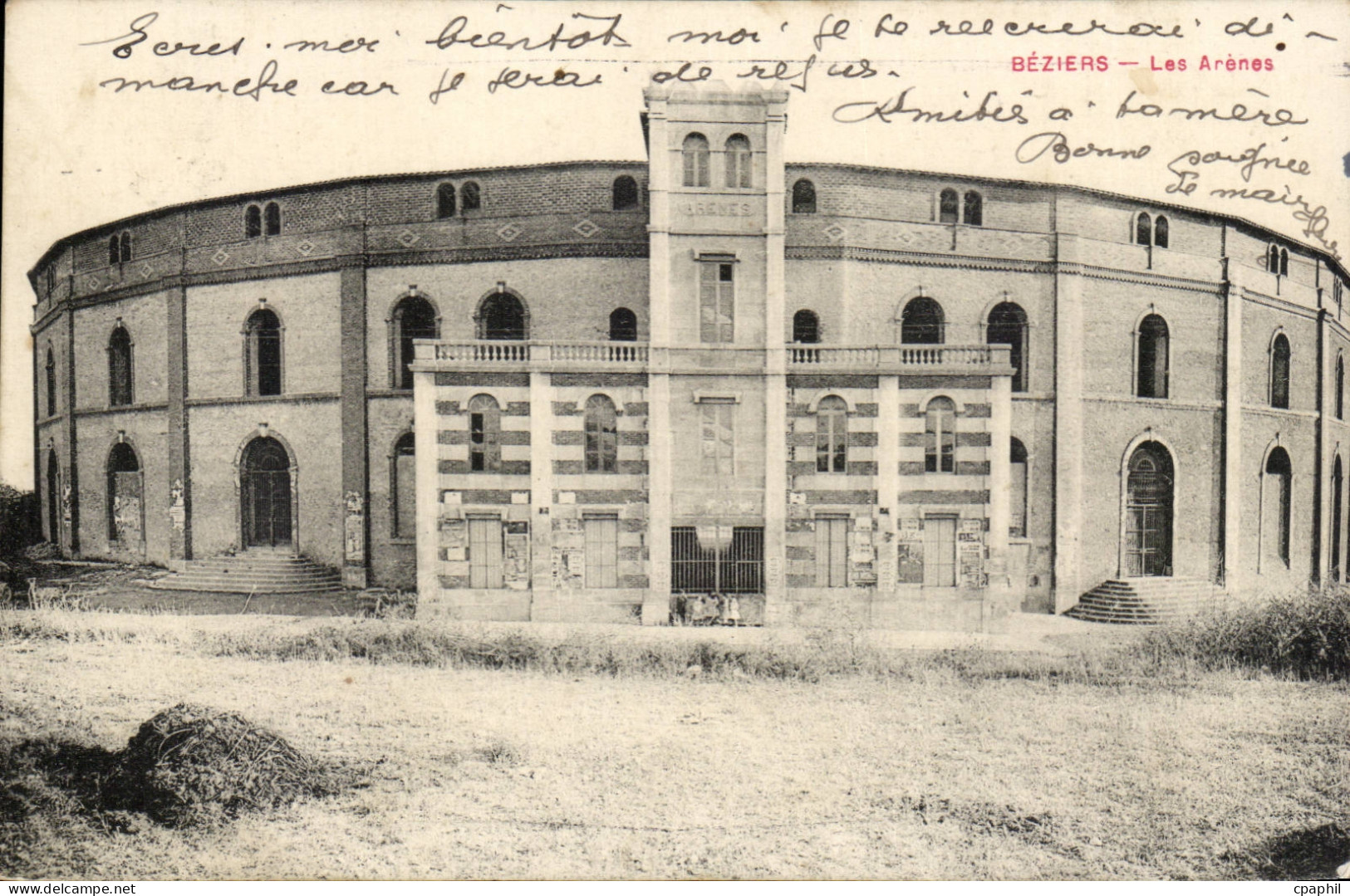 Beziers CPA Les arenes
