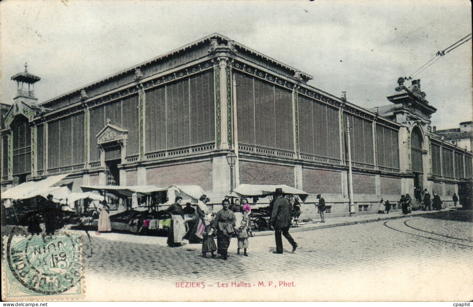 Beziers CPA Les halles