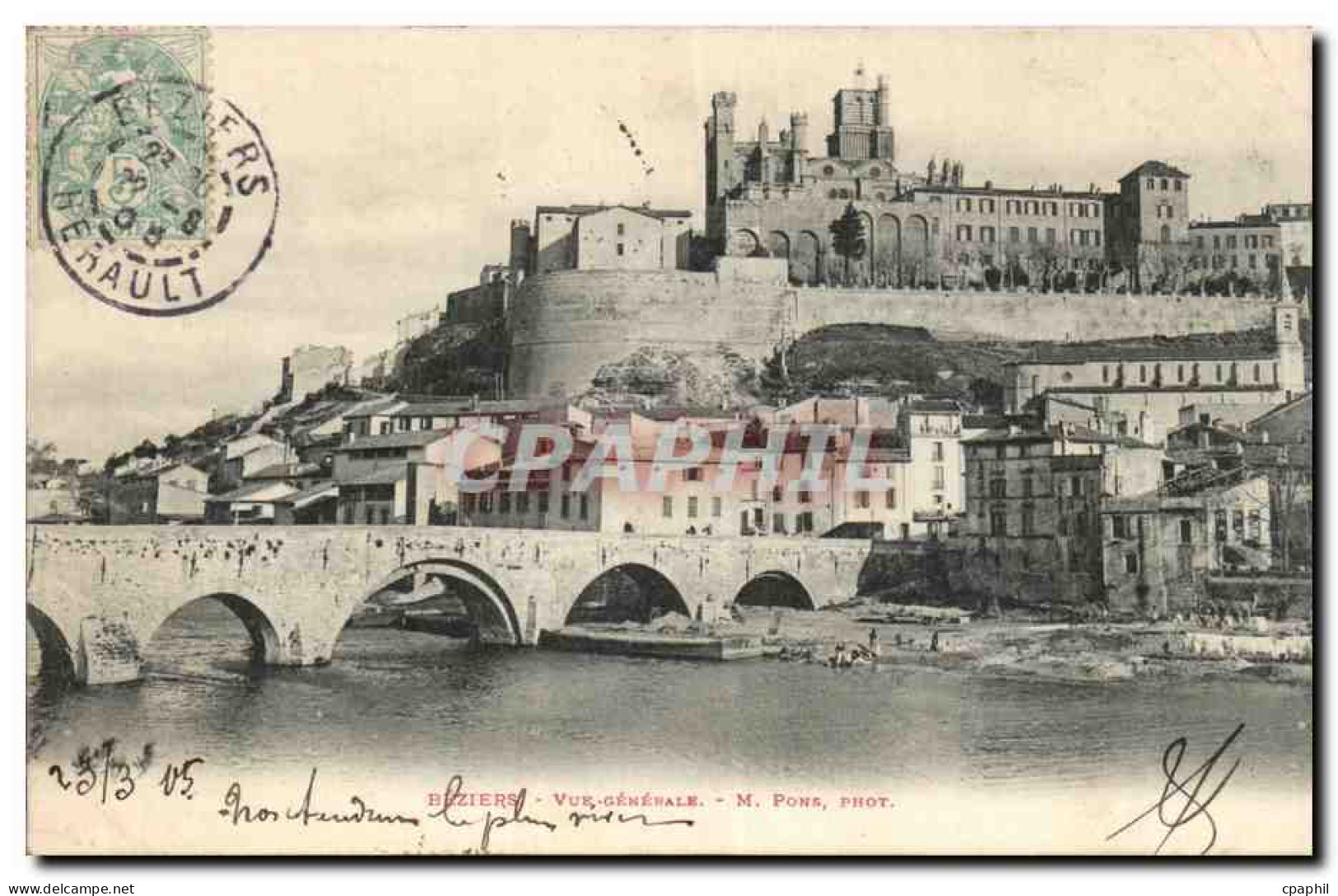 Beziers CPA Vue generale