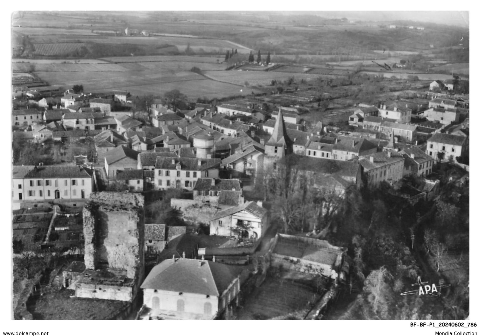 BF-BFP1-0394-65 - CASTELNAU-RIVIERE-BASSE - Vue générale aérienne