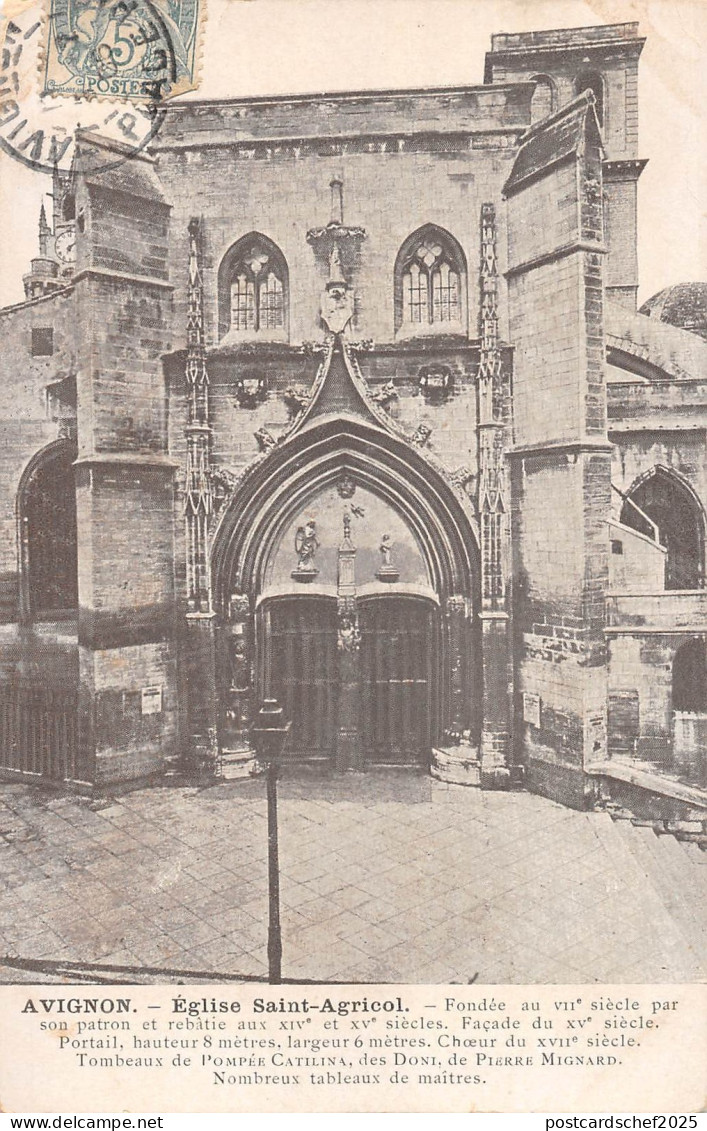 BF10250 avignon eglise saint agricol france      France