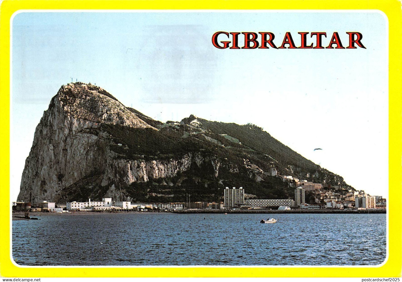 BF1095 Gibraltar rock from spanish mainland  Gibraltar