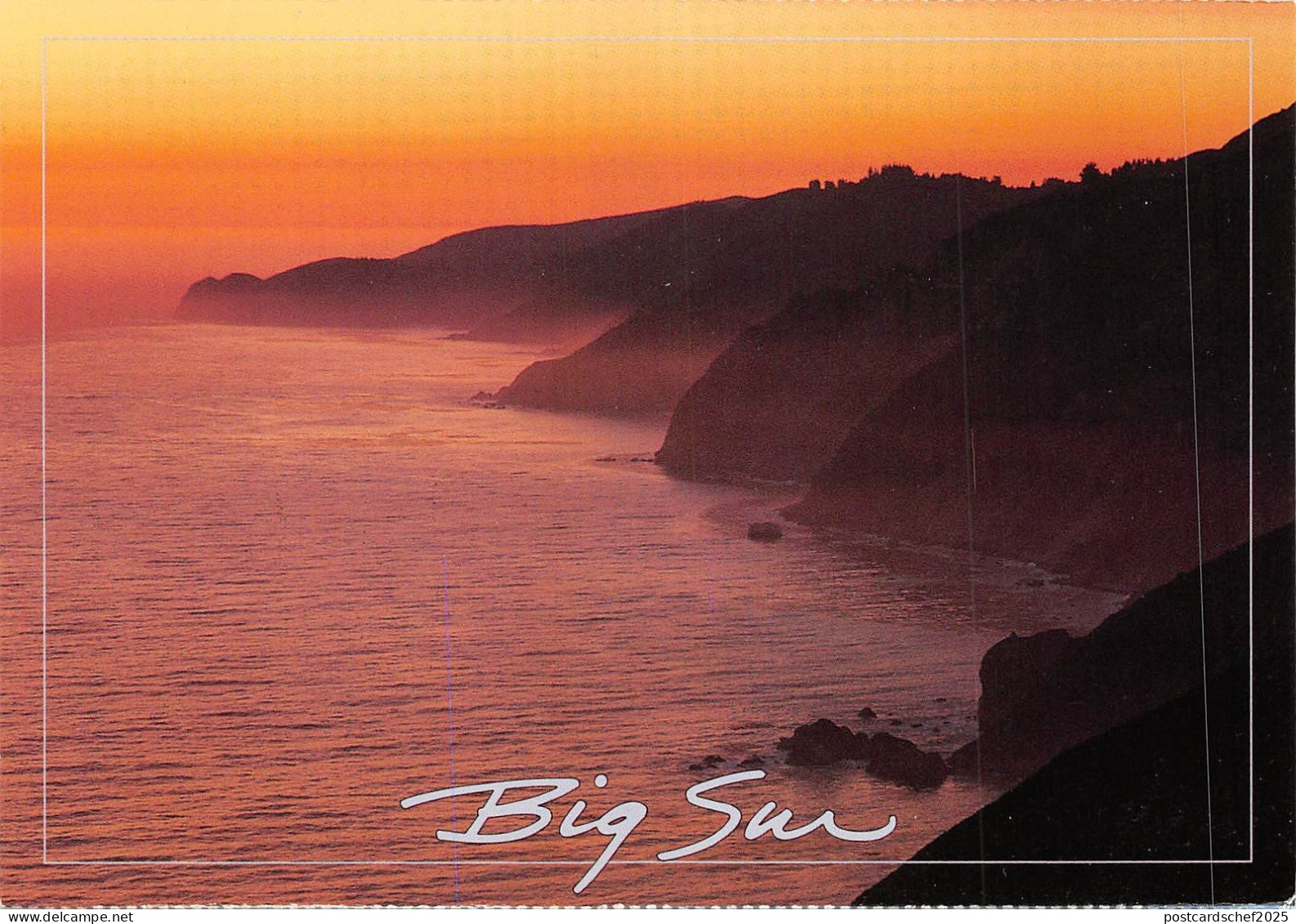 BF1185 big sur coast sunset  California
