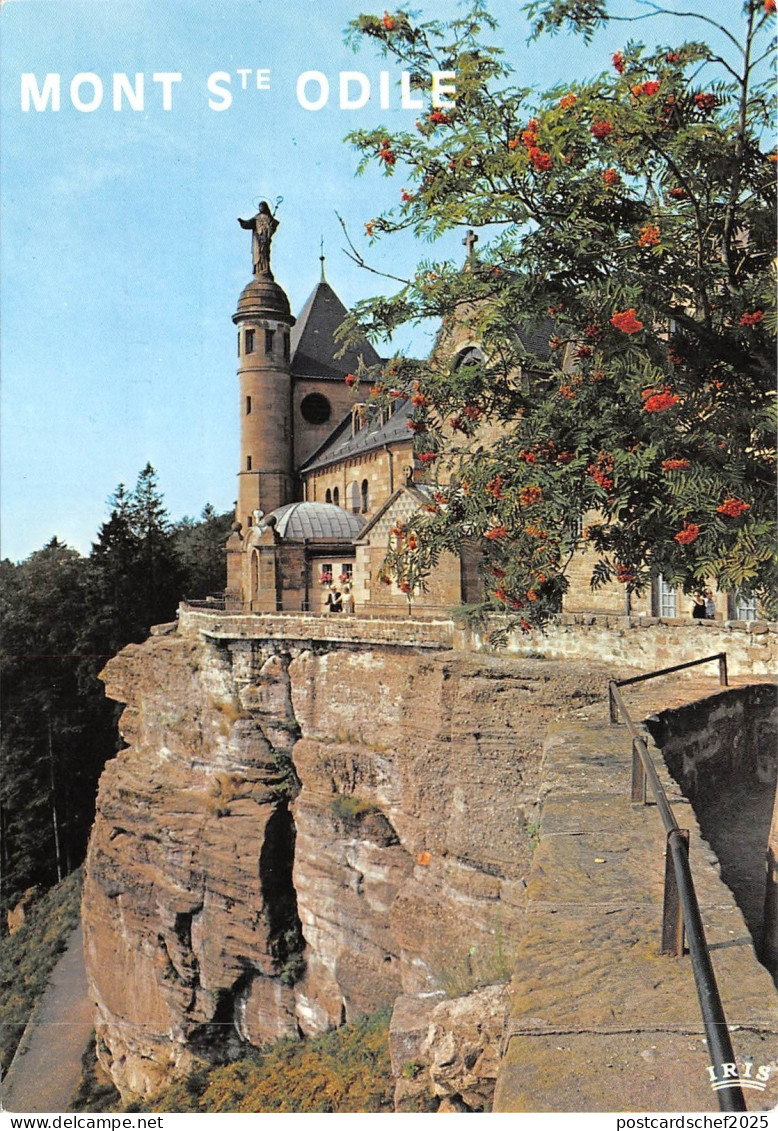 BF144 mont saint odile statue de sainte odile France