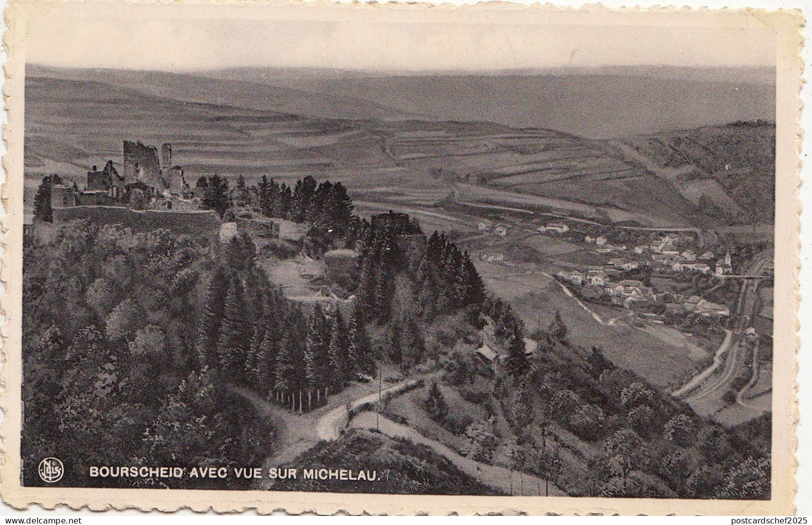 BF17351 bourscheid avec vue sur muchelau luxembourg  front/back image