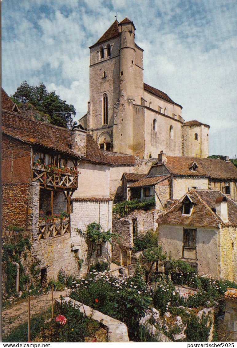 BF20591 saint cirq lapopie lot vieilles maisons france  front/back image