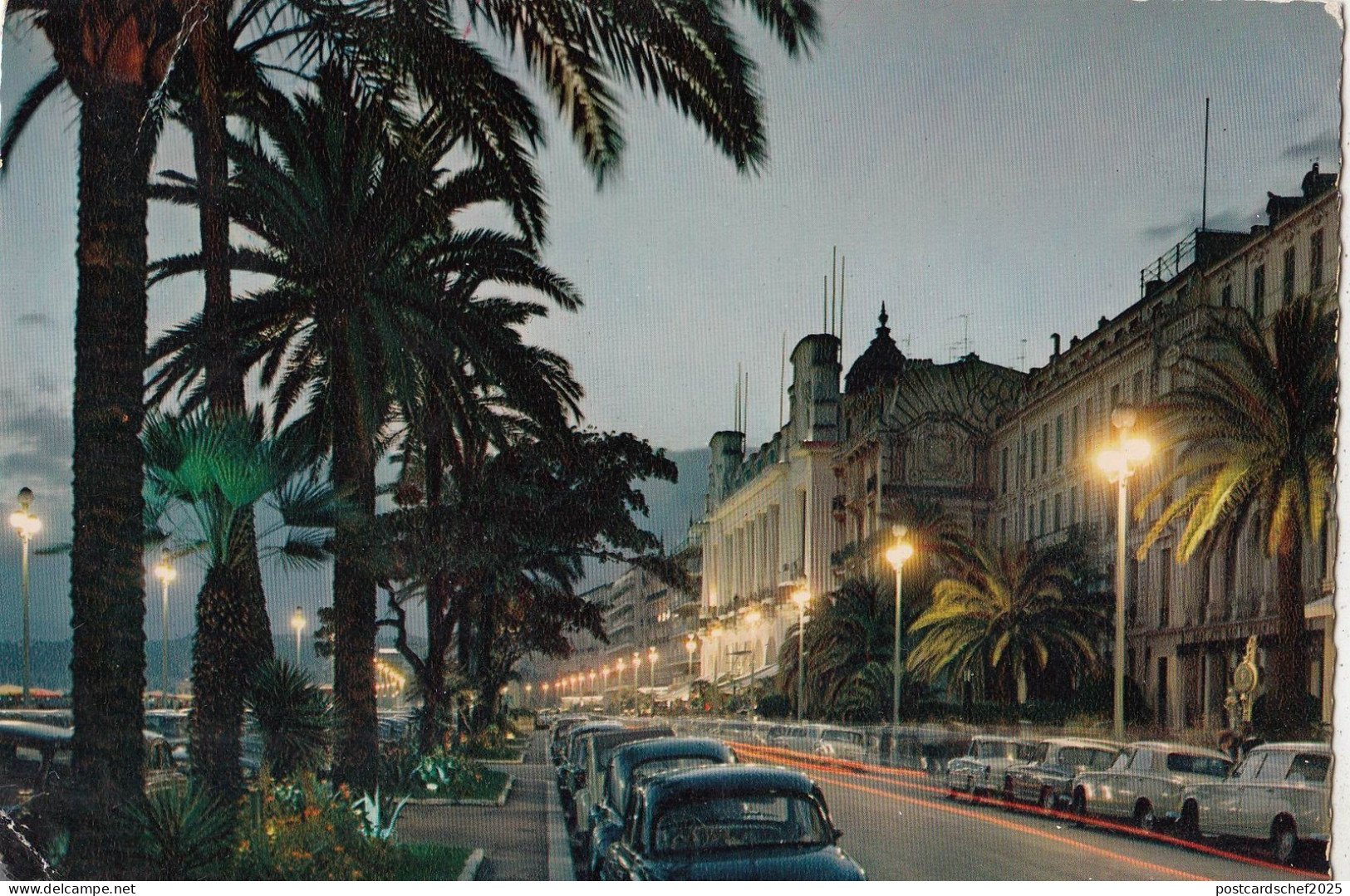 BF20836 nice la palais de la mediteranee la nuit france front/back image